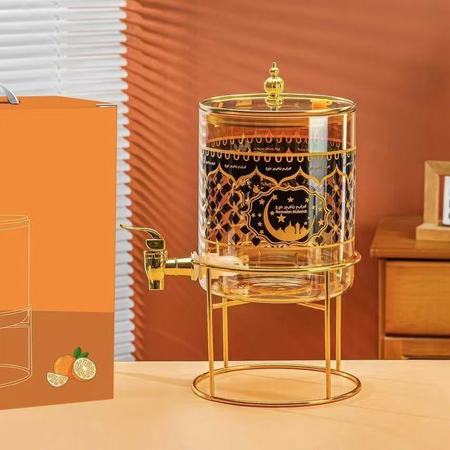 Stainless steel base decal juice bucket