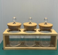 Three piece storage tank set