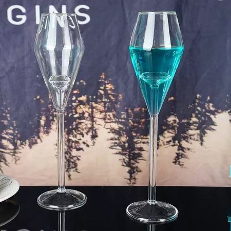 Diamond Champagne Glass