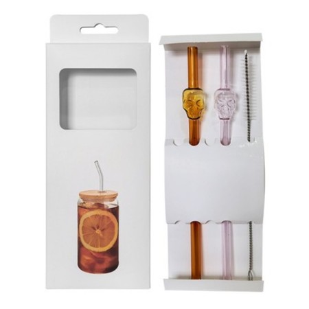 skeleton drinking straw