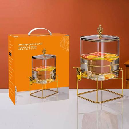 Stainless steel base juice bucket