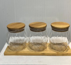 Diamond shaped sealed jar