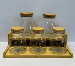 Five piece storage tank set