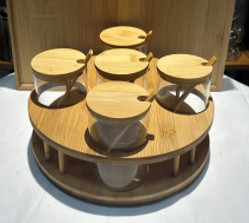 5-piece seasoning jar set