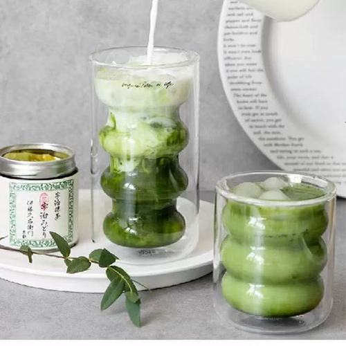 Double layer caterpillar cup