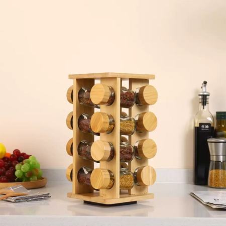 Rotating seasoning jar set of 16 pieces