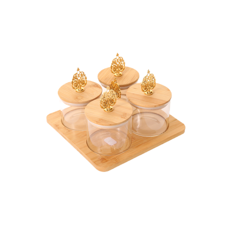 4 piece storage tank set