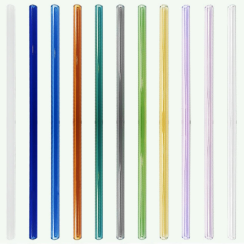 Single colored straight straw